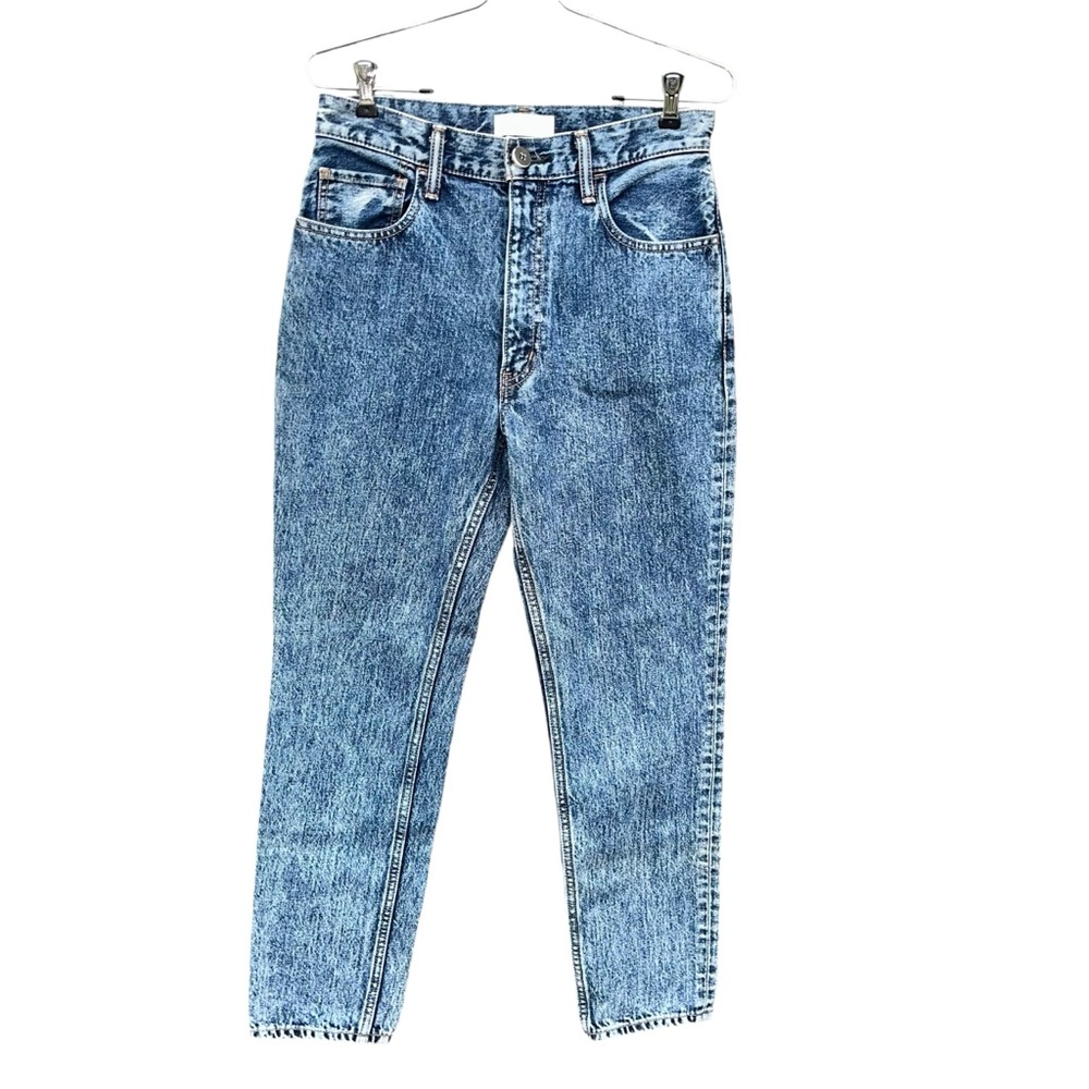 Moussy Vintage Acid Wash Boy Skinny Jeans‎ Size 27 High Rise Ankle Cropped - Picture 2 of 11